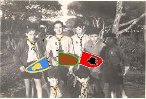 SCOUTS DE FRANCE 5 EME ORAN GROUPE SAINT LOUIS N37 PANTHERES ECUREUIL ET TIGRES